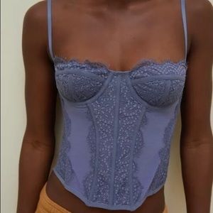 Out from Under Modern Love Corset Slate Size Small